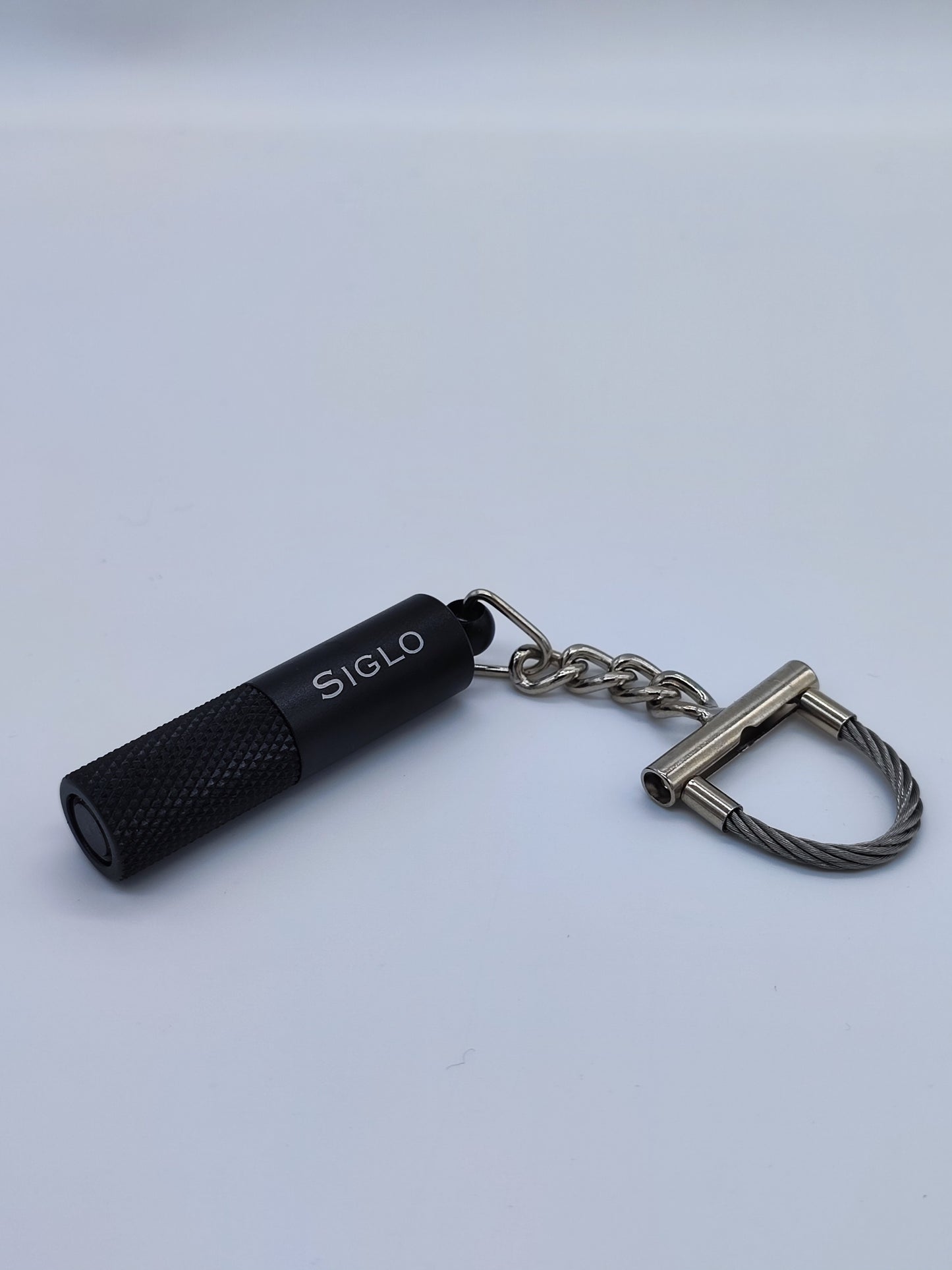 FORASIGARI SIGLO KEY CHAIN CIGAR PUNCH CUTTER BLACK