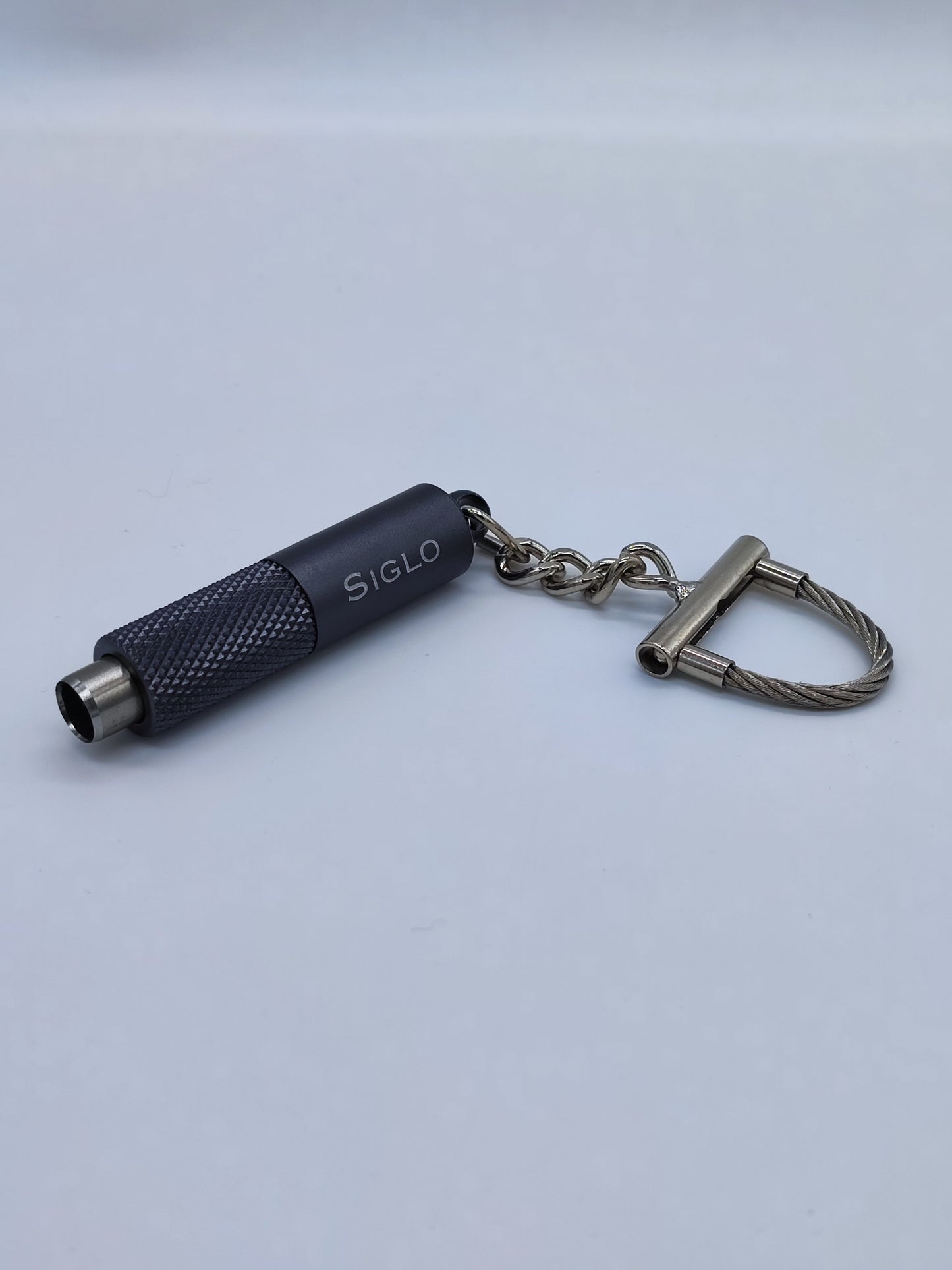 FORASIGARI SIGLO KEY CHAIN CIGAR PUNCH CUTTER GUN METAL