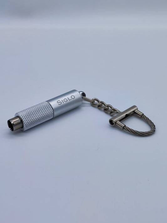 FORASIGARI SIGLO KEY CHAIN CIGAR PUNCH CUTTER SILVER