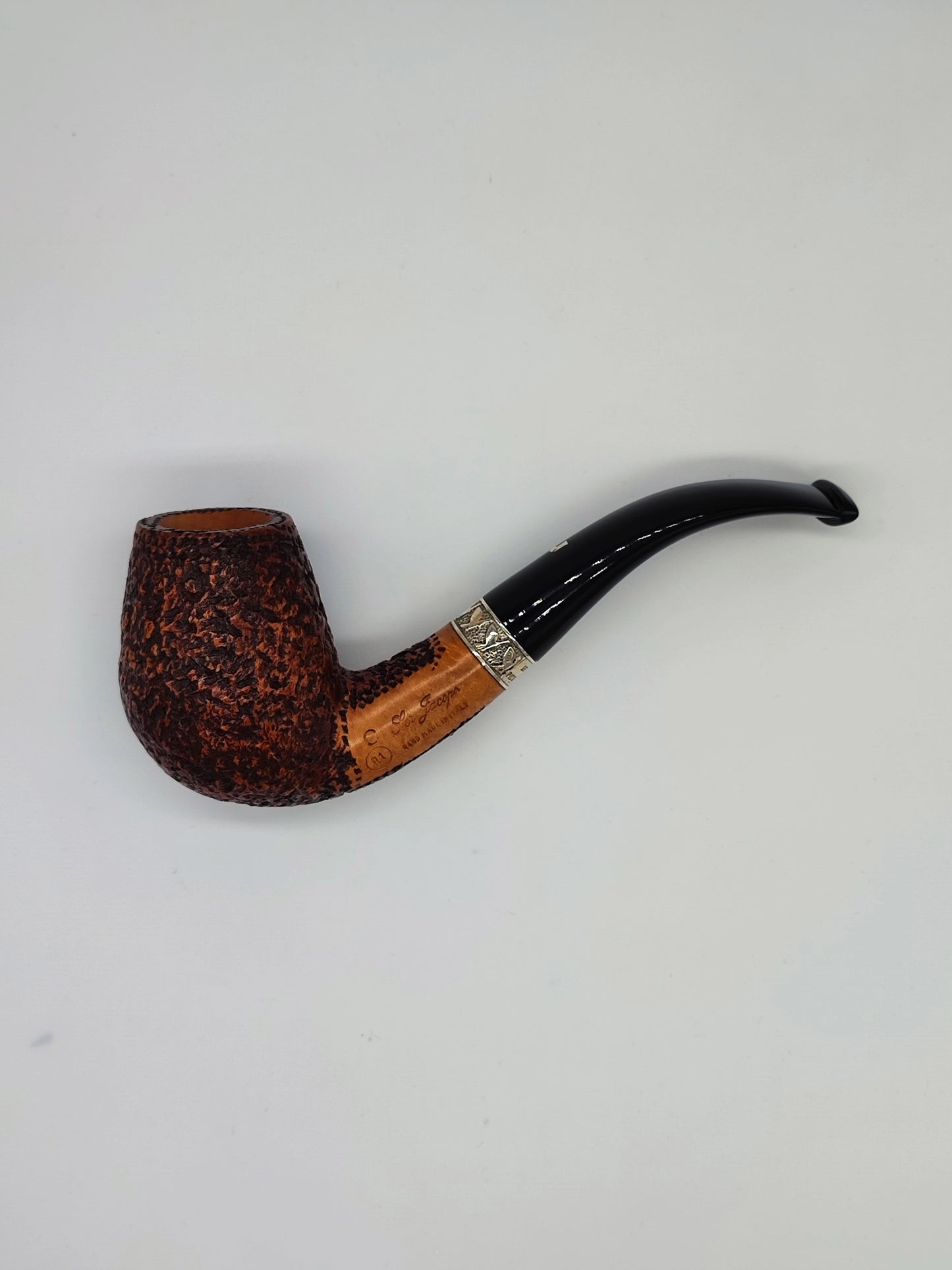 Pipa Ser Jacopo Rusticata R1C con Vera in argento