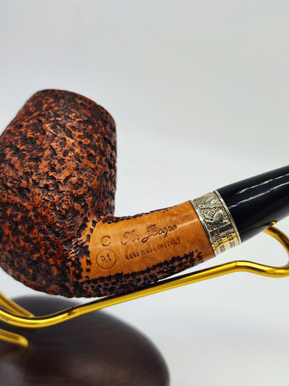 Pipa Ser Jacopo Rusticata R1C con Vera in argento