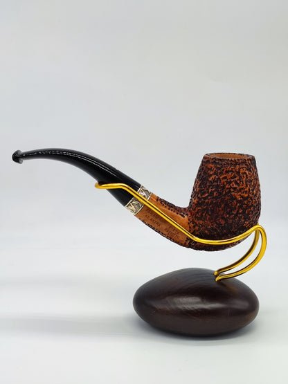 Pipa Ser Jacopo Rusticata R1C con Vera in argento