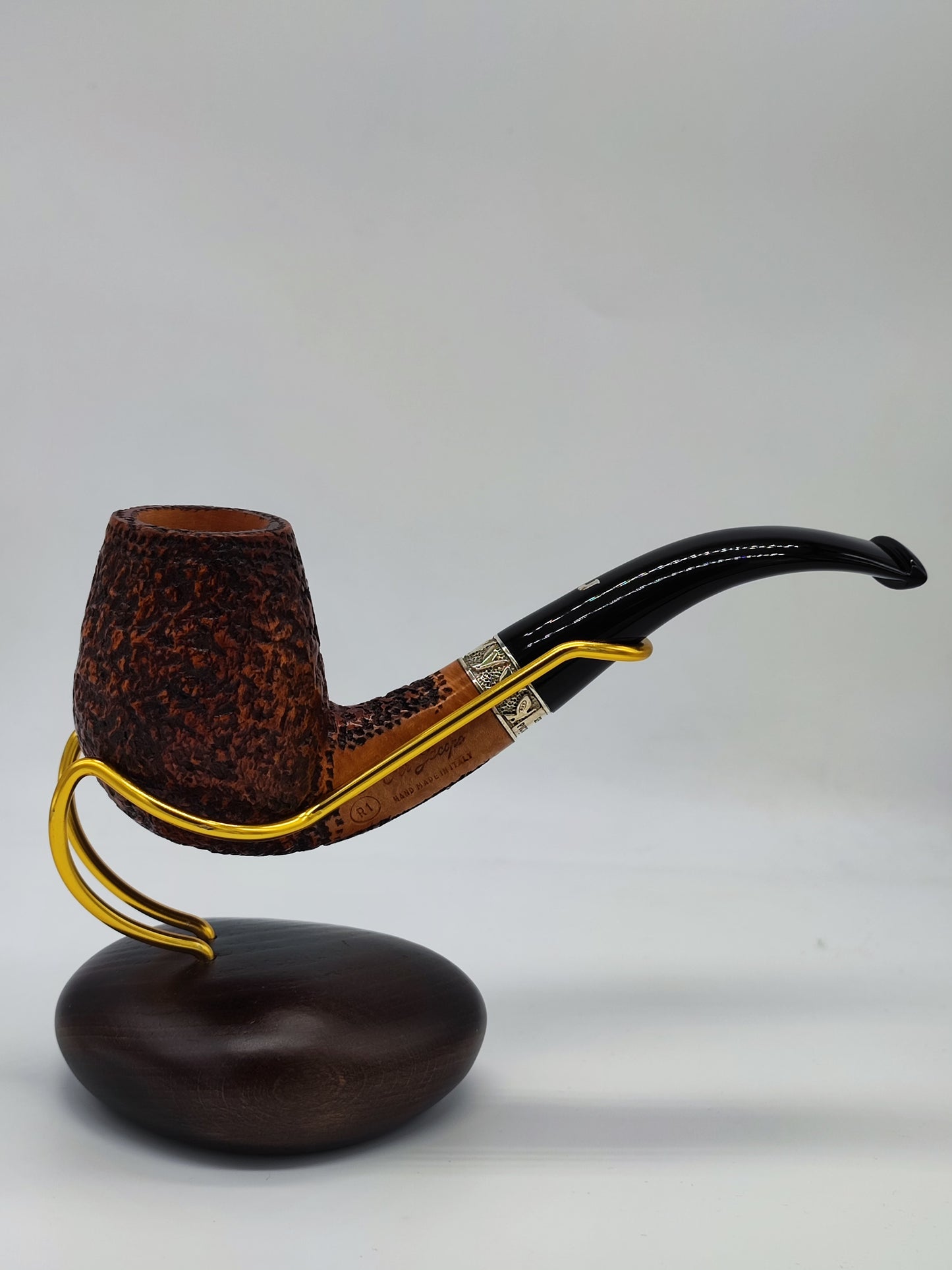 Pipa Ser Jacopo Rusticata R1C con Vera in argento