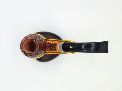 Pipa Ser Jacopo Rusticata R1C con Vera in argento