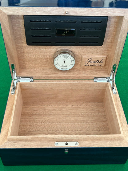 Gentili Pesaro - Humidor Scatola Umidificata in Bolivar Blu